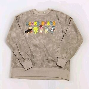 M(8-10) Care Bears Limited Edition Scare Bears gray Marbled Sweatshirt New